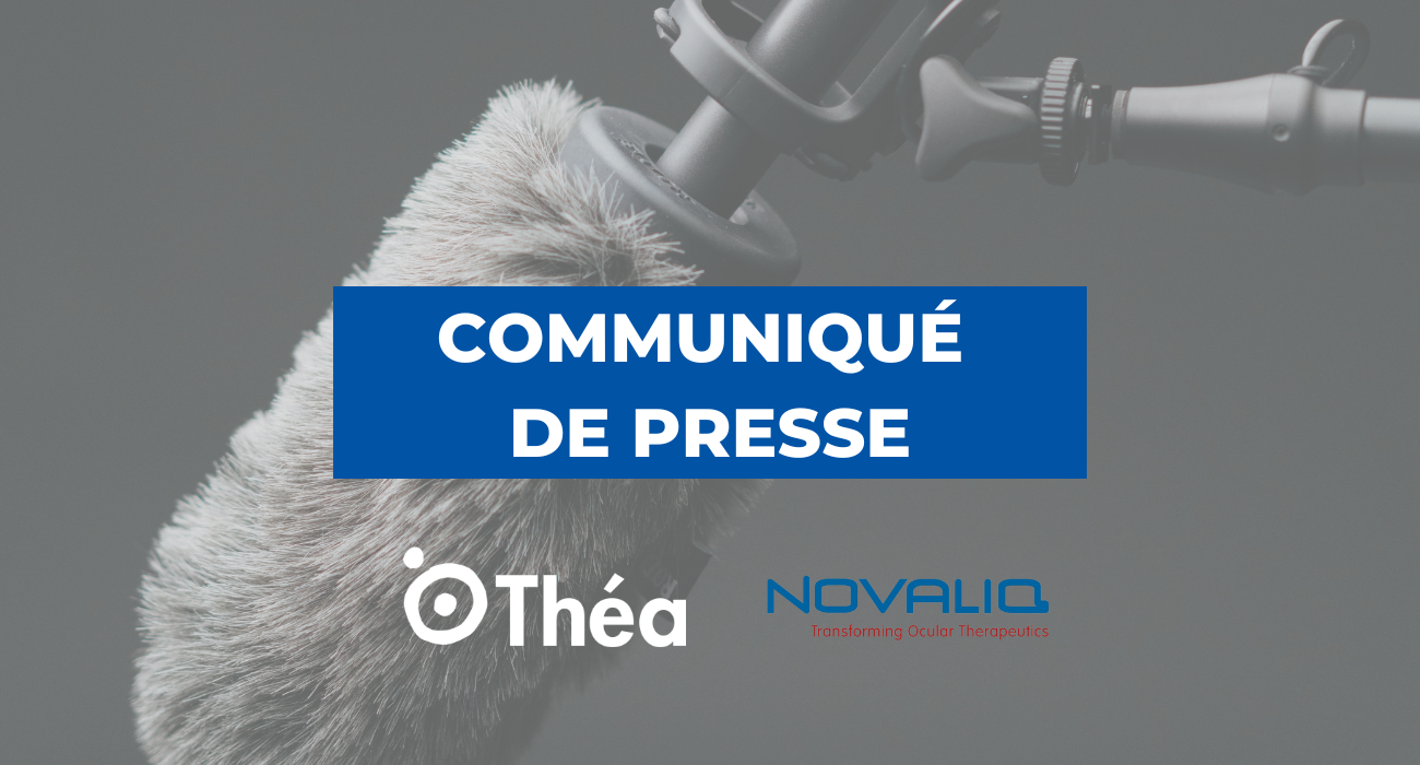 Novaliq et les Laboratoires Théa annoncent un partenariat